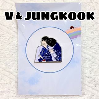 ボウダンショウネンダン(防弾少年団(BTS))のBTS JUNGKOOK ジョングク グク V テテ テヒョン グテ ピンバッジ(アイドルグッズ)