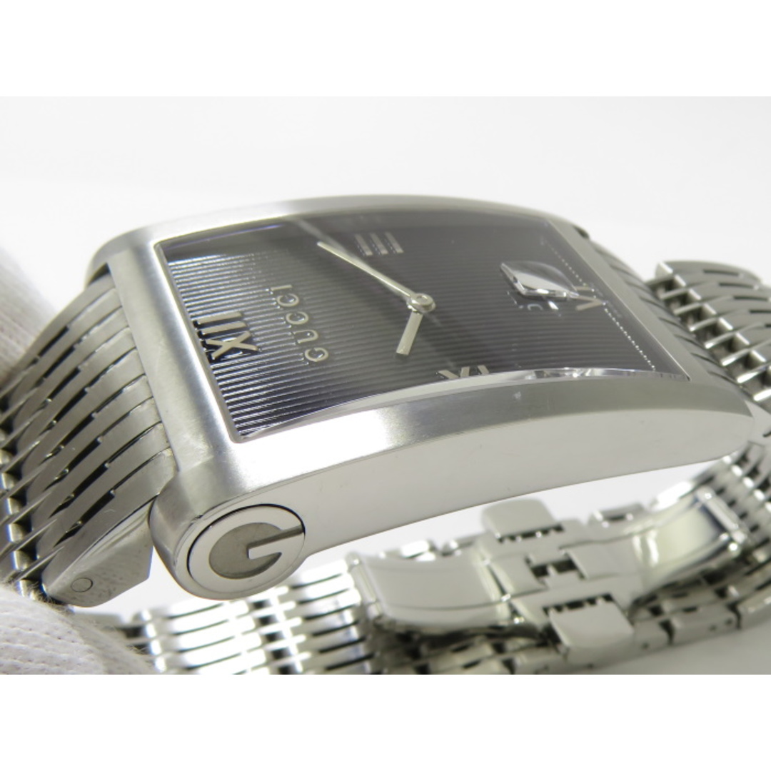 Gucci(グッチ)のGUCCI Gメトロ メンズ 腕時計 SS クオーツ ネイビー文字盤 8600M メンズの時計(腕時計(アナログ))の商品写真
