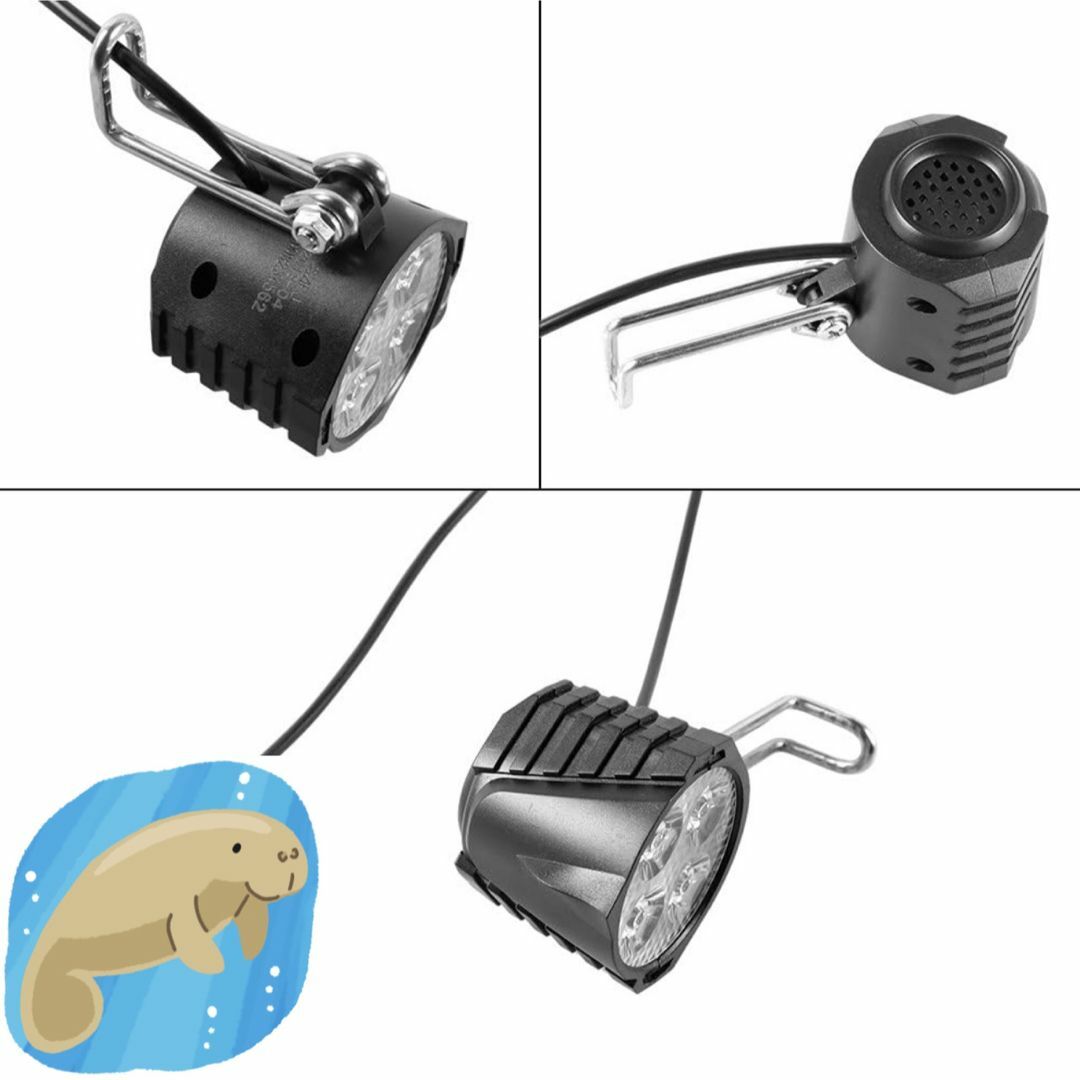 MATE BIKE X LED ヘッドライト ホーン内蔵 電動自転車 カスタム MATE BIKE X LED ヘッドライト ホーン内蔵 電動自転車 カスタム