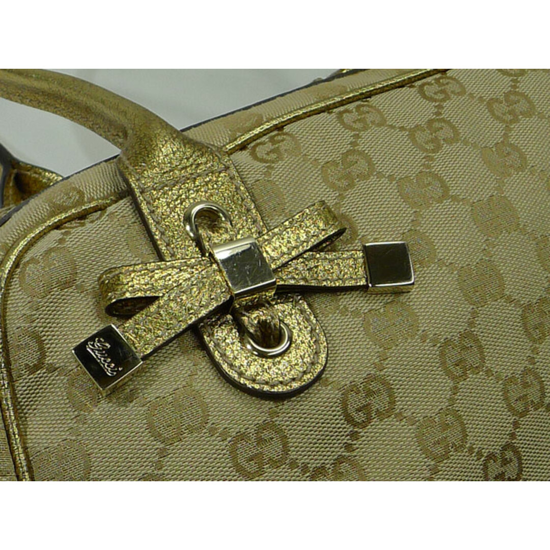 GUCCI - GUCCI プリンシーライン ショルダーバッグ ミニボストン GUCCI - GUCCI プリンシーライン ショルダーバッグ ミニボストン