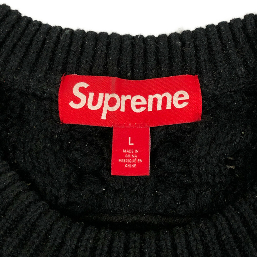 Supreme - SUPREME シュプリーム 23AW Applique Cable Knit Sweater ...