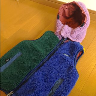 デニムダンガリー(DENIM DUNGAREE)の【デニムダンガリー】キッズ　120 ベスト　リバーシブル(ジャケット/上着)