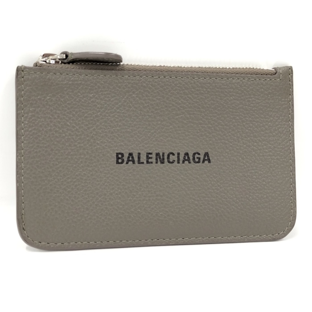 Balenciaga(バレンシアガ)のBALENCIAGA コインケース レザー グレー メンズのファッション小物(コインケース/小銭入れ)の商品写真