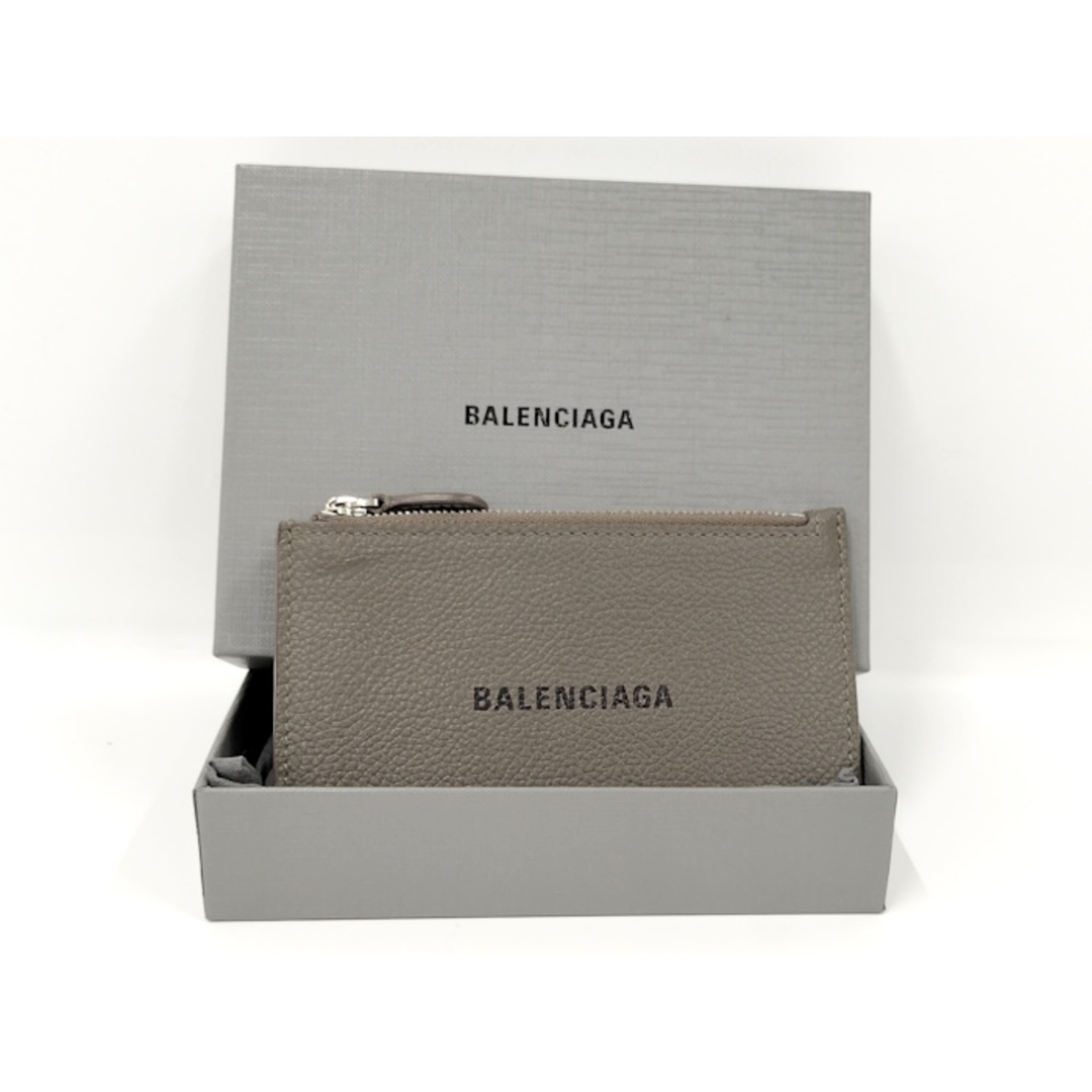 Balenciaga(バレンシアガ)のBALENCIAGA コインケース レザー グレー メンズのファッション小物(コインケース/小銭入れ)の商品写真