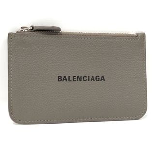 Balenciaga - BALENCIAGA コインケース レザー グレー