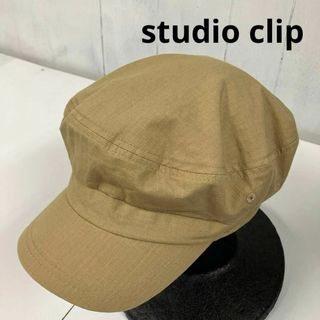 studio clip キャスケット　古着　カーキ系　ワーク