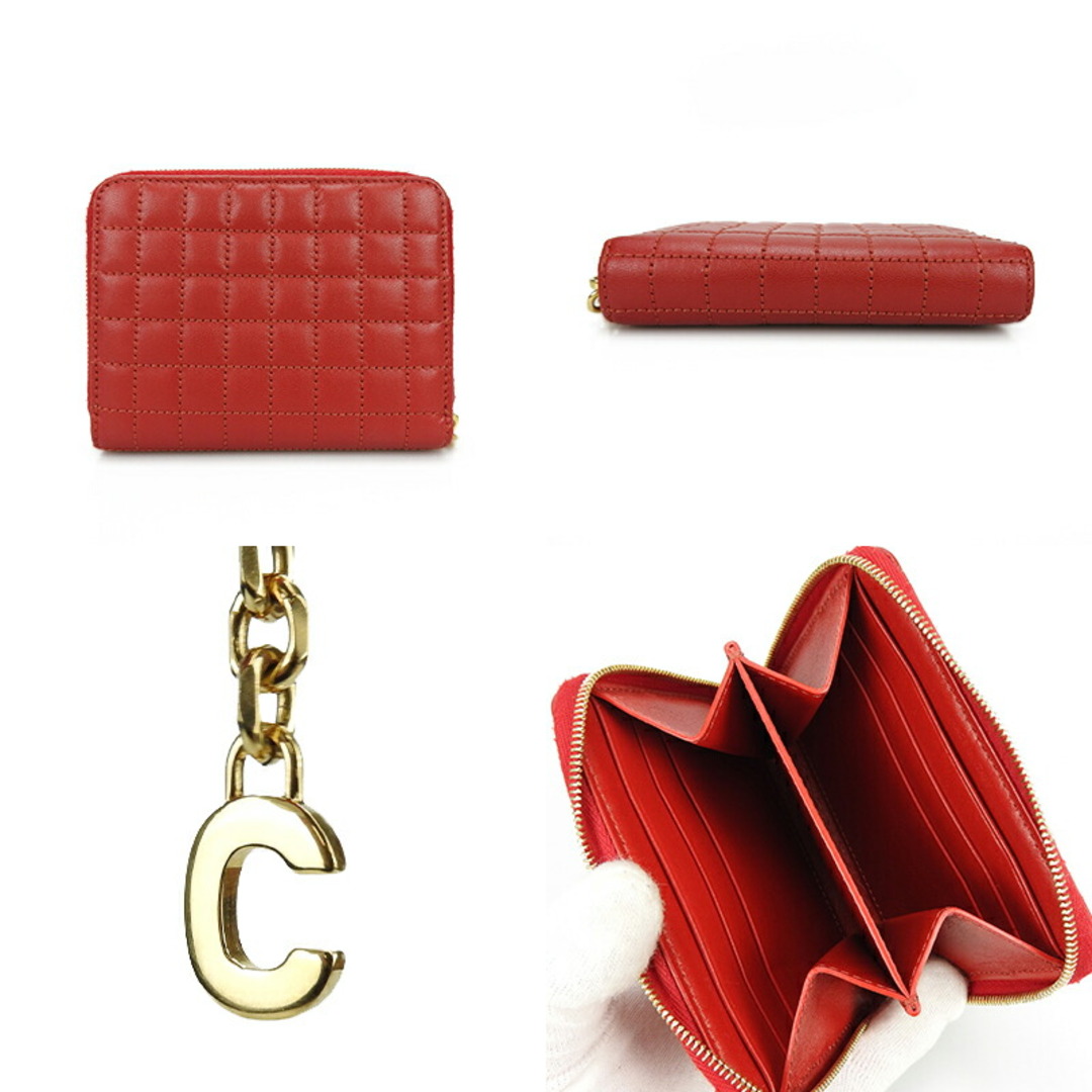 CELINE - 【中古】セリーヌ コンパクトジップウォレット CELINE CELINE - 【中古】セリーヌ コンパクトジップウォレット CELINE