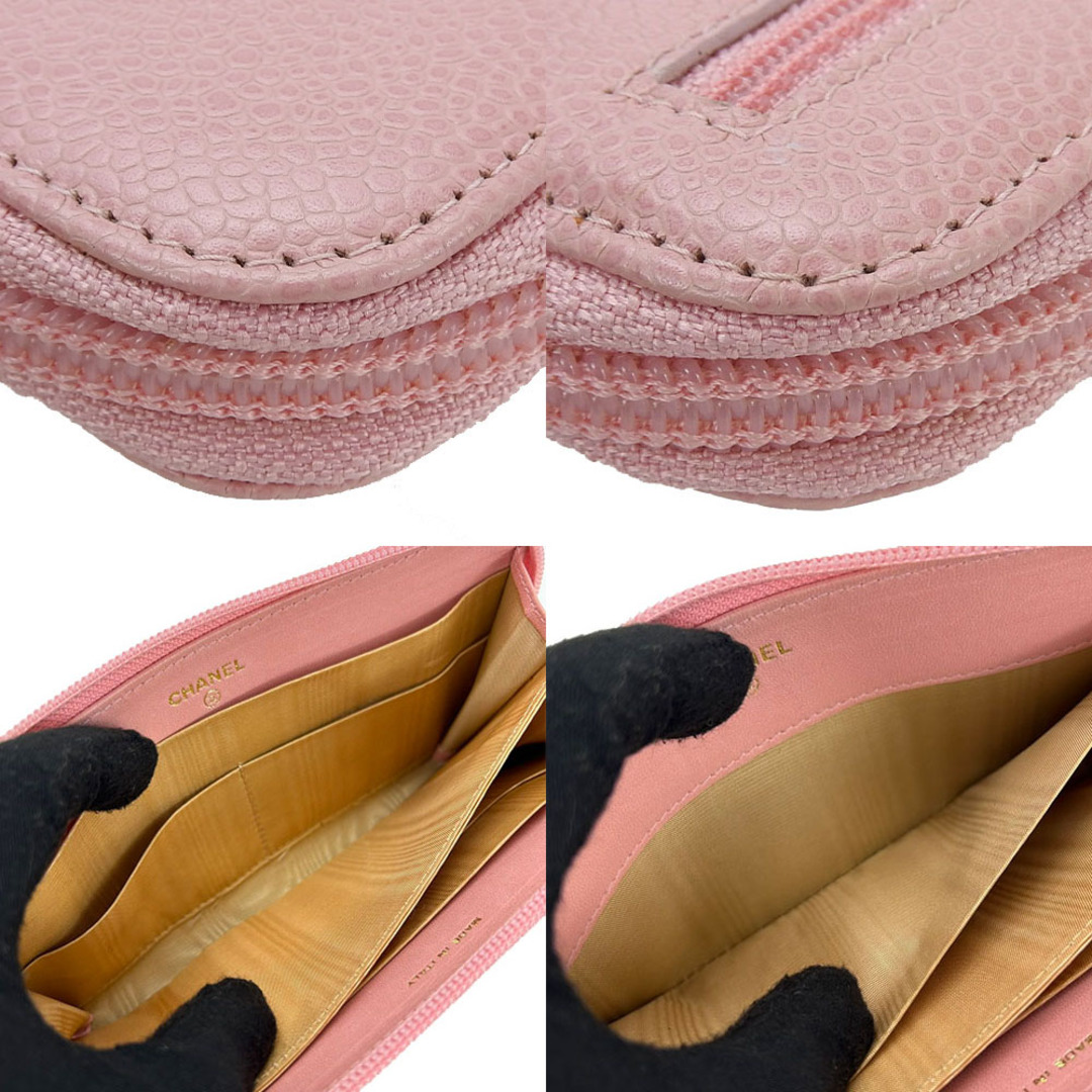 CHANEL シャネル 長財布 キャビアスキン ラウンドファスナー|小物 CHANEL シャネル 長財布 キャビアスキン ラウンドファスナー|小物