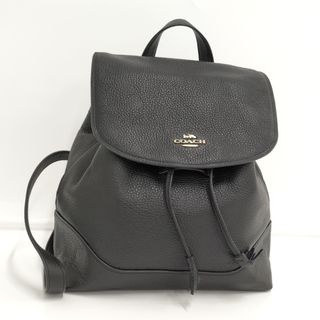 コーチ(COACH)のCOACH バックパック リュックサック レザー ブラック F42645(リュック/バックパック)