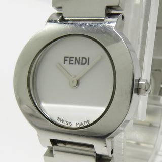 フェンディ(FENDI)のFENDI オロロジ レディース 腕時計 SS クオーツ ホワイト文字盤(腕時計)