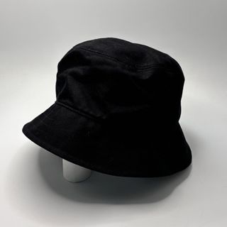 UNIQLO - ユニクロ ブラック　黒 バケット　ハット　帽子  57-59cm ユニセックス
