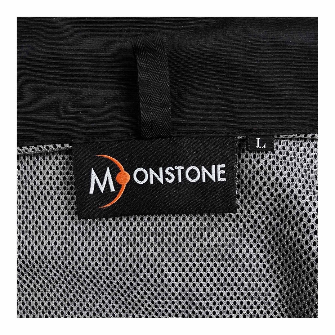MOON STONE - 90s MOONSTONE パッカブルナイロンベスト ブラック MOON STONE - 90s MOONSTONE パッカブルナイロンベスト ブラック