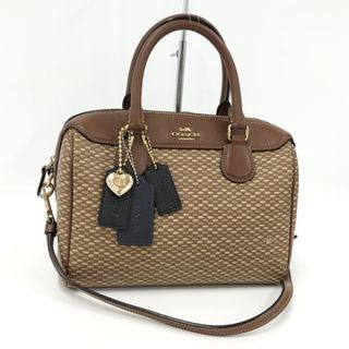 コーチ(COACH)のCOACH 2WAY ハンドバッグ ショルダーバッグ PVCコーティング(ショルダーバッグ)