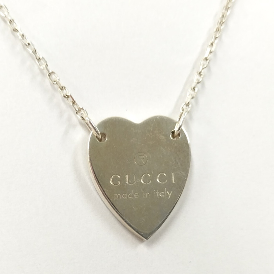 Gucci(グッチ)のGUCCI ハートTOP ネックレス SV925 シルバー レディースのアクセサリー(ネックレス)の商品写真