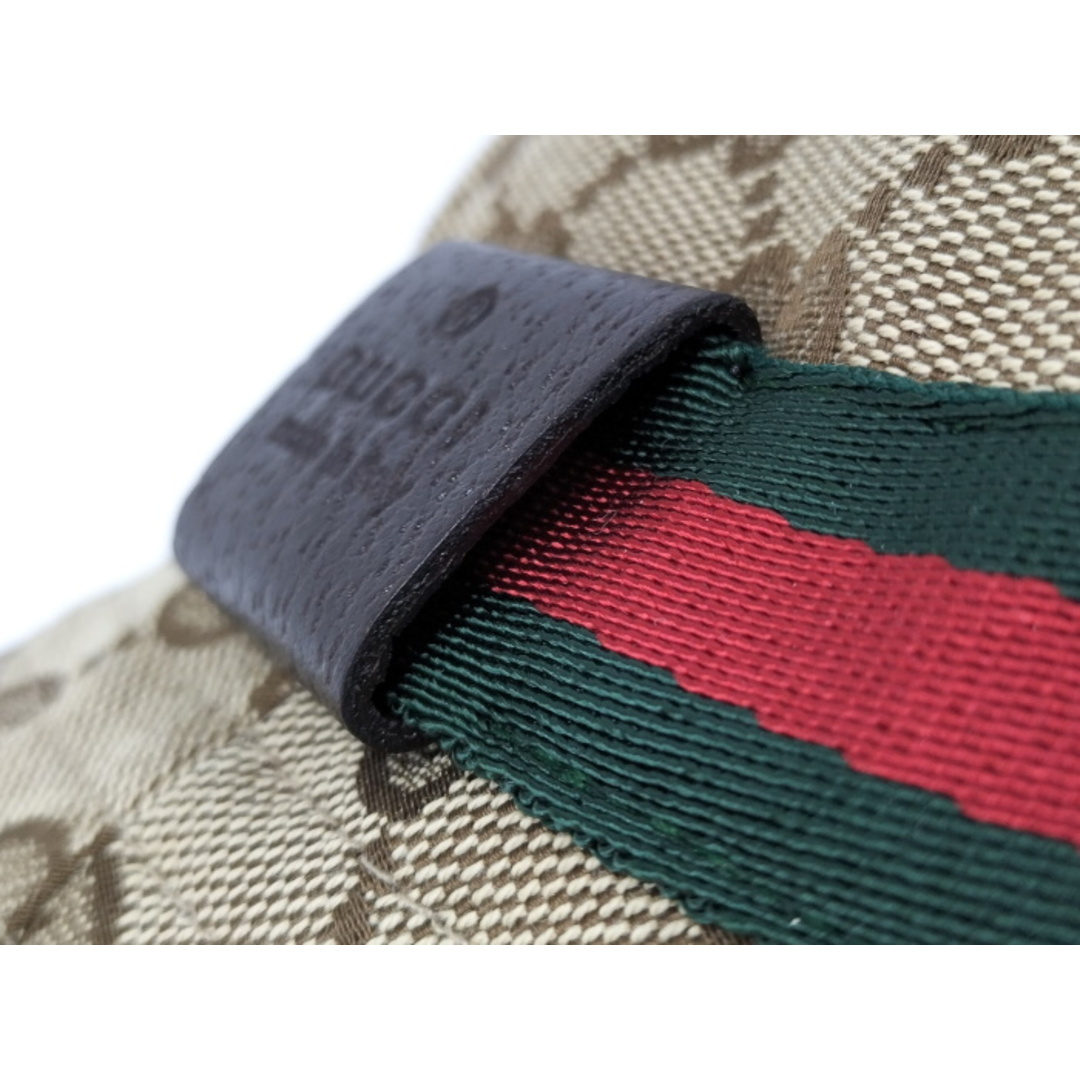 GUCCI ハット GGキャンバス シェリーライン ベージュ ブラウン GUCCI ハット GGキャンバス シェリーライン ベージュ ブラウン