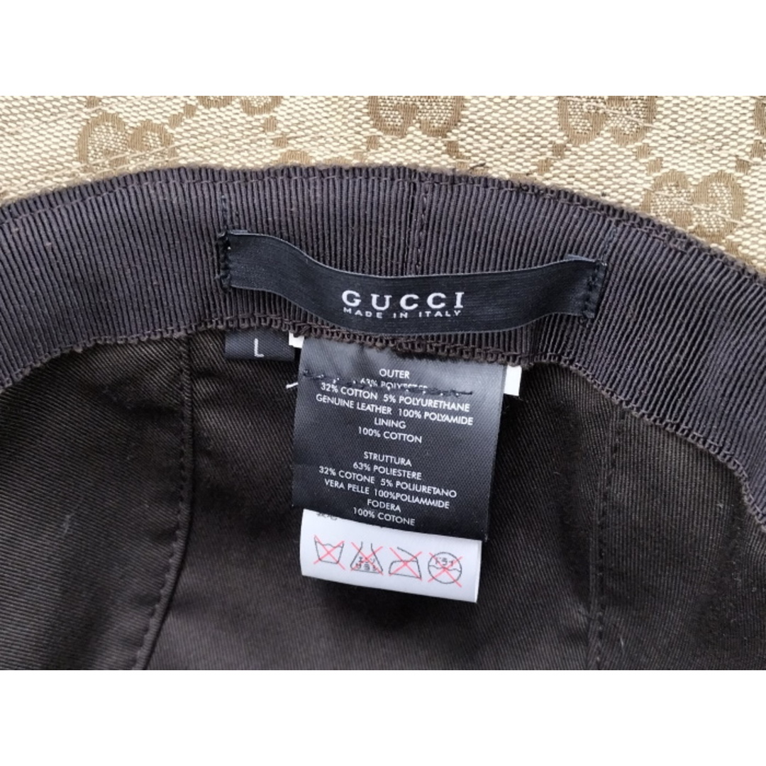 GUCCI ハット GGキャンバス シェリーライン ベージュ ブラウン GUCCI ハット GGキャンバス シェリーライン ベージュ ブラウン