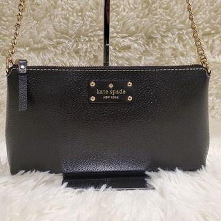 ケイトスペードニューヨーク(kate spade new york)の極美品 kate spade ケイトスペード ハンドバッグ 肩掛け レザー 総柄(ハンドバッグ)