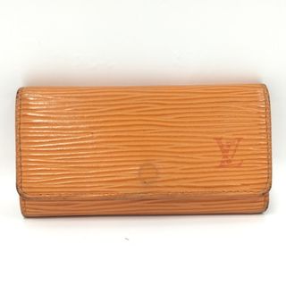 ルイヴィトン(LOUIS VUITTON)のLOUIS VUITTON ミュルティクレ4 4連 キーケース エピ オレンジ(キーケース)