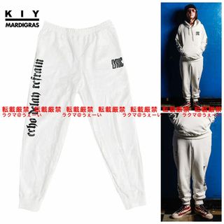 ムーンエイジデビルメント(Moonage Devilment)の新品未開封 MARDI GRAS Pants『 LYRICS 』WH×BK(その他)