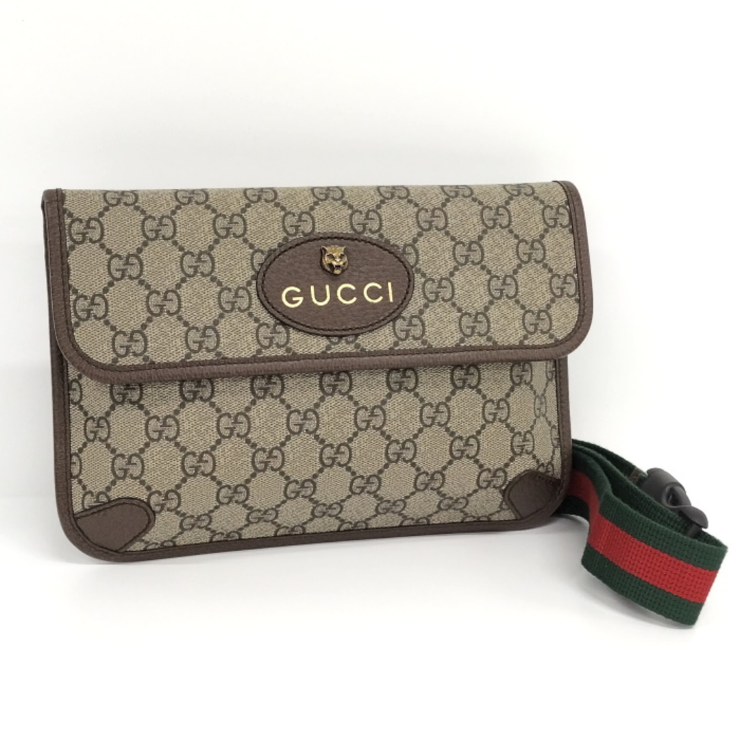 Gucci(グッチ)のGUCCI ネオヴィンテージ ボディバッグ GGスプリーム PVC レザー レディースのバッグ(ボディバッグ/ウエストポーチ)の商品写真