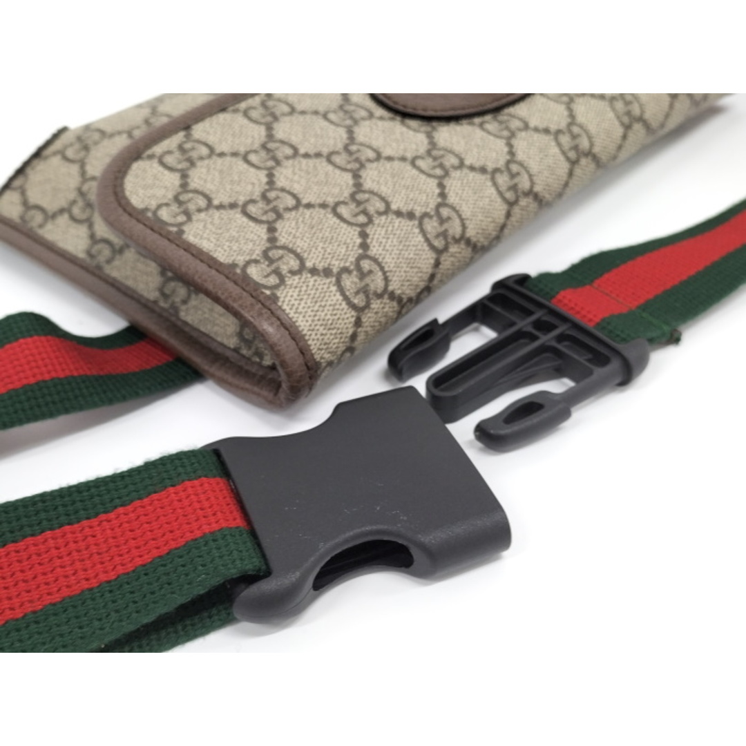 Gucci(グッチ)のGUCCI ネオヴィンテージ ボディバッグ GGスプリーム PVC レザー レディースのバッグ(ボディバッグ/ウエストポーチ)の商品写真