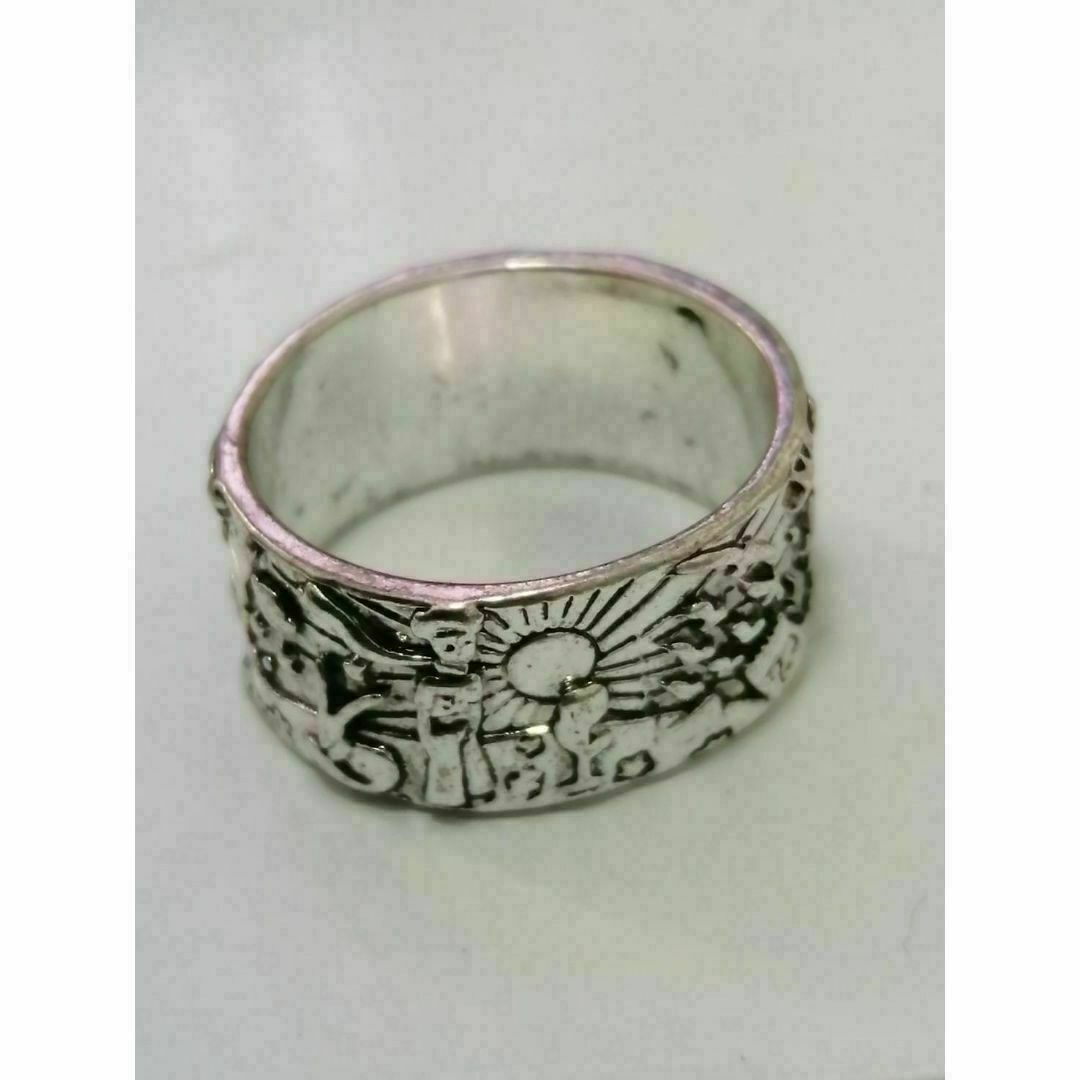【A167】リング　メンズ　指輪　シルバー　王子　アクサセリー　20号 メンズのアクセサリー(リング(指輪))の商品写真