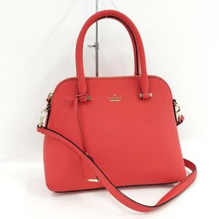 ケイトスペードニューヨーク(kate spade new york)のkate spade 2WAY ハンドバッグ ショルダーバッグ レザー レッド(ショルダーバッグ)