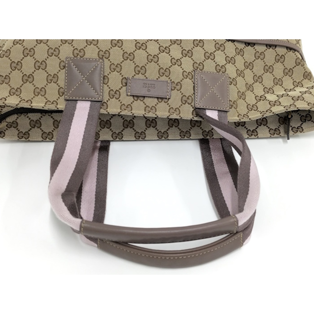 Gucci(グッチ)のGUCCI マザーズ トートバッグ GGキャンバス ベージュ 155524 レディースのバッグ(トートバッグ)の商品写真