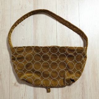 【美品】ミナペルホネン タンバリン コーデュロイ ショルダーバッグ バッグ タグ ミナペルホネン】ショルダーバッグ（大） タンバリン
