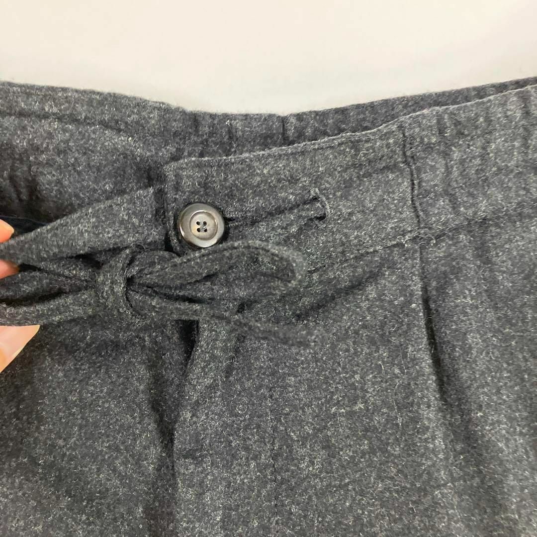 GBS TROUSERS(ジービーエストラウザーズ)のGBS TROUSERS ウールパンツ　スラックス　シェフパンツ　古着　グレー メンズのパンツ(その他)の商品写真