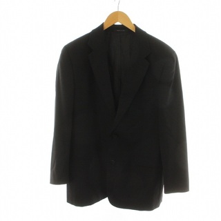 エンポリオアルマーニ(Emporio Armani)のEMPORIO ARMANI テーラードジャケット 長袖 シングル 46 L 黒(テーラードジャケット)