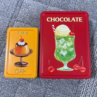 メリーチョコ　缶のみ　バレンタイン　クリームソーダ　はじけるチョコレート(小物入れ)