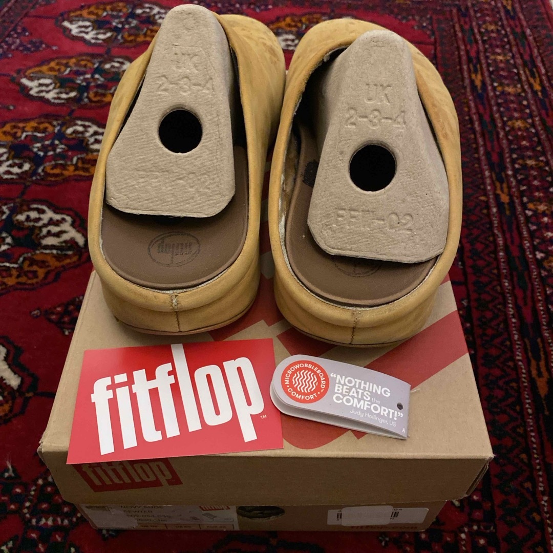 fitflop(フィットフロップ)のfitflop   山吹色　UK4 サボ レディースの靴/シューズ(サンダル)の商品写真