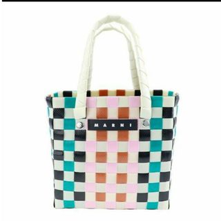 マルニ(Marni)の💙様専用　MARNI マイクロバスケット ミニかごバッグ 編み込み 軽量(トートバッグ)