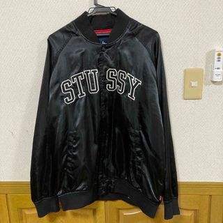 STUSSY - STUSSY NY CHAPTER SATIN VARSITY JACKET の通販 by