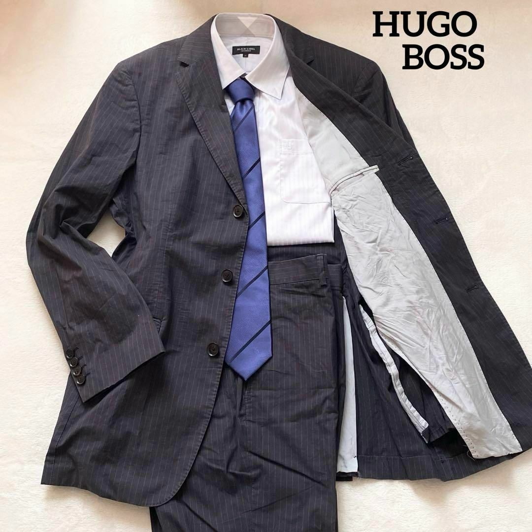 HUGO BOSS - ヒューゴボス スーツセット ダークグレー サイズ48 L相当 ...