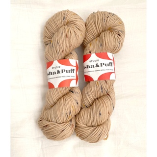 ミーシャアンドパフ(Misha & Puff)のmisha&puff yarn Camel Confetti ×2未使用(生地/糸)