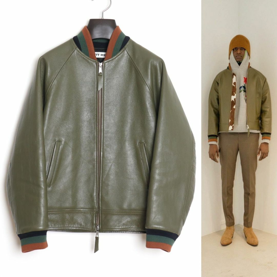 TTT_MSW - TTT_MSW 19AW レザーブルゾン M ティー 牛革 TTT_MSW - TTT_MSW 19AW レザーブルゾン M ティー 牛革