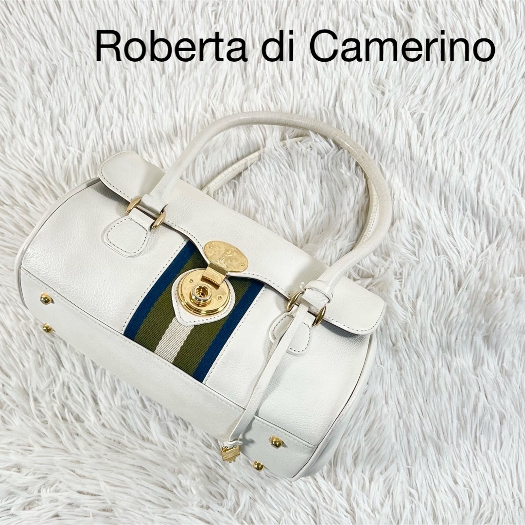 ROBERTA DI CAMERINO(ロベルタディカメリーノ)のRoberta di camerino ハンドバッグ　ミニボストン　ゴールド金具 レディースのバッグ(ハンドバッグ)の商品写真