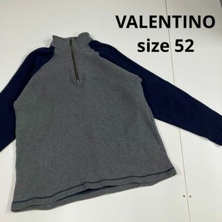 ヴァレンティノ(VALENTINO)のヴィンテージ　VALENTINO ハーフジップ　スウェット　ラグラン　古着(スウェット)