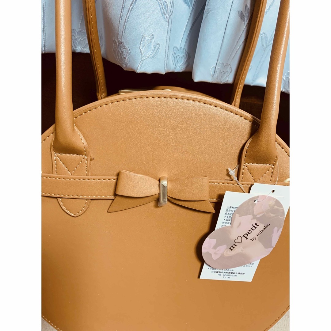 しまむら(シマムラ)の新品☆ しまむら×青木美沙子コラボ　サークルリボントートバッグ レディースのバッグ(トートバッグ)の商品写真