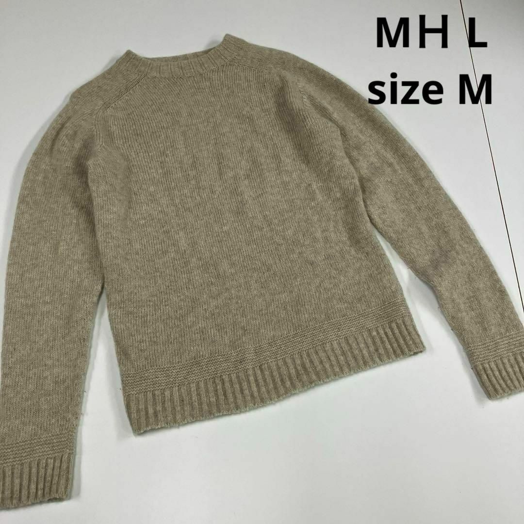 MHL.(エムエイチエル)のMHL マーガレットハウエル　ニット　ウール　古着女子　リブ メンズのトップス(ニット/セーター)の商品写真