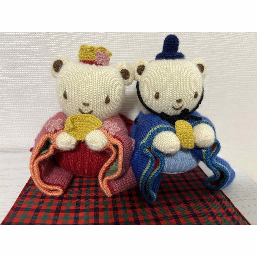 今週いっぱい17500円にてfamiliar ファミリア ひな人形 編みぐるみ 今週いっぱい17500円にてfamiliar ファミリア ひな人形 編みぐるみ