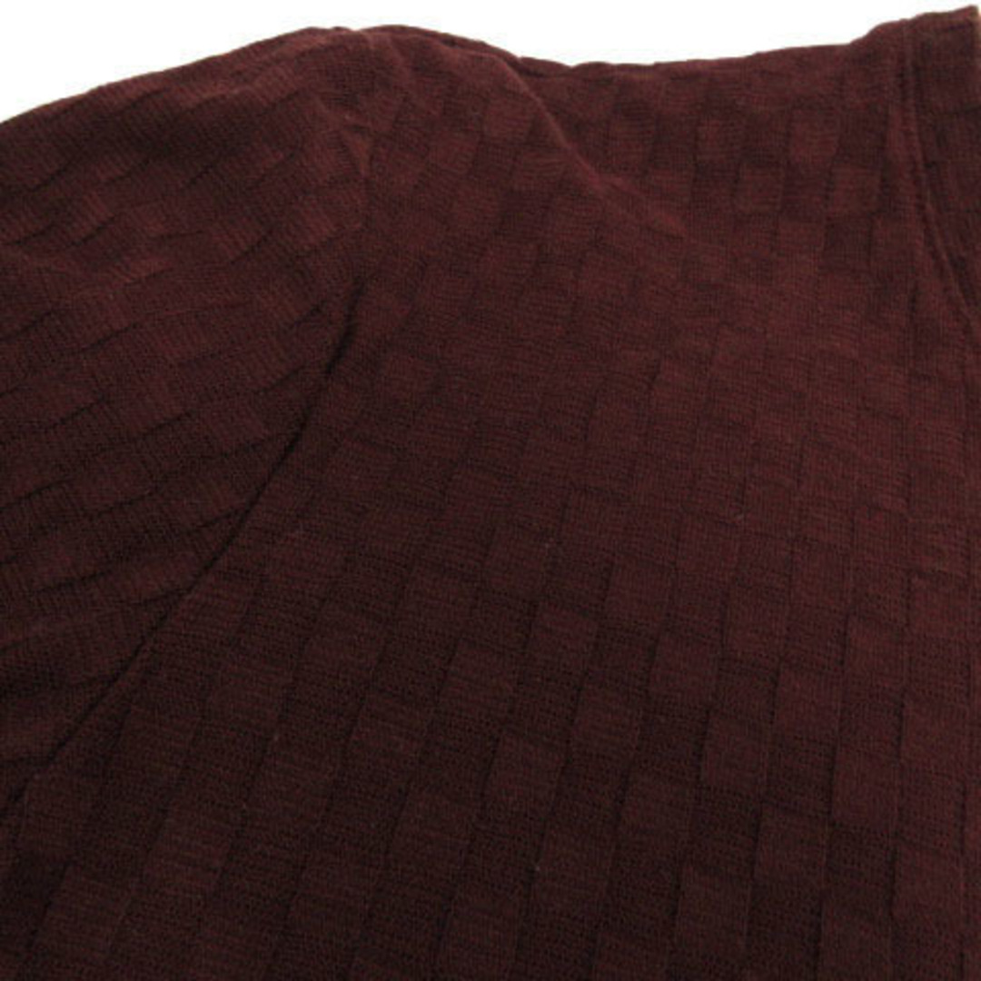 BOYCOTT(ボイコット)のボイコット Tシャツ 長袖 ロンT 日本製 バスケットチェック エンジ系 2 メンズのトップス(Tシャツ/カットソー(七分/長袖))の商品写真