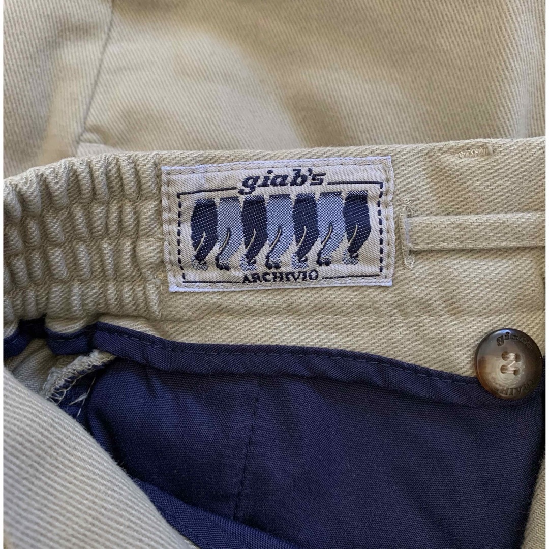 GIAB'S(ジャブス)のgiab’s ARCHIVIO ジャブスアルキヴィオ  コットンパンツ　44 メンズのパンツ(スラックス)の商品写真