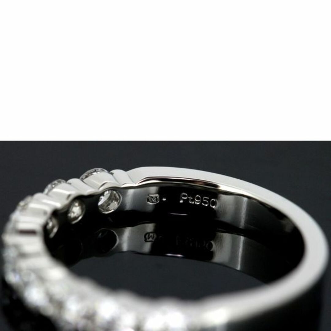 MIKIMOTO(ミキモト)のミキモト ダイヤモンド 0.76ct ハーフエタニティー リング 2.85mm Pt950 10号 レディースのアクセサリー(リング(指輪))の商品写真