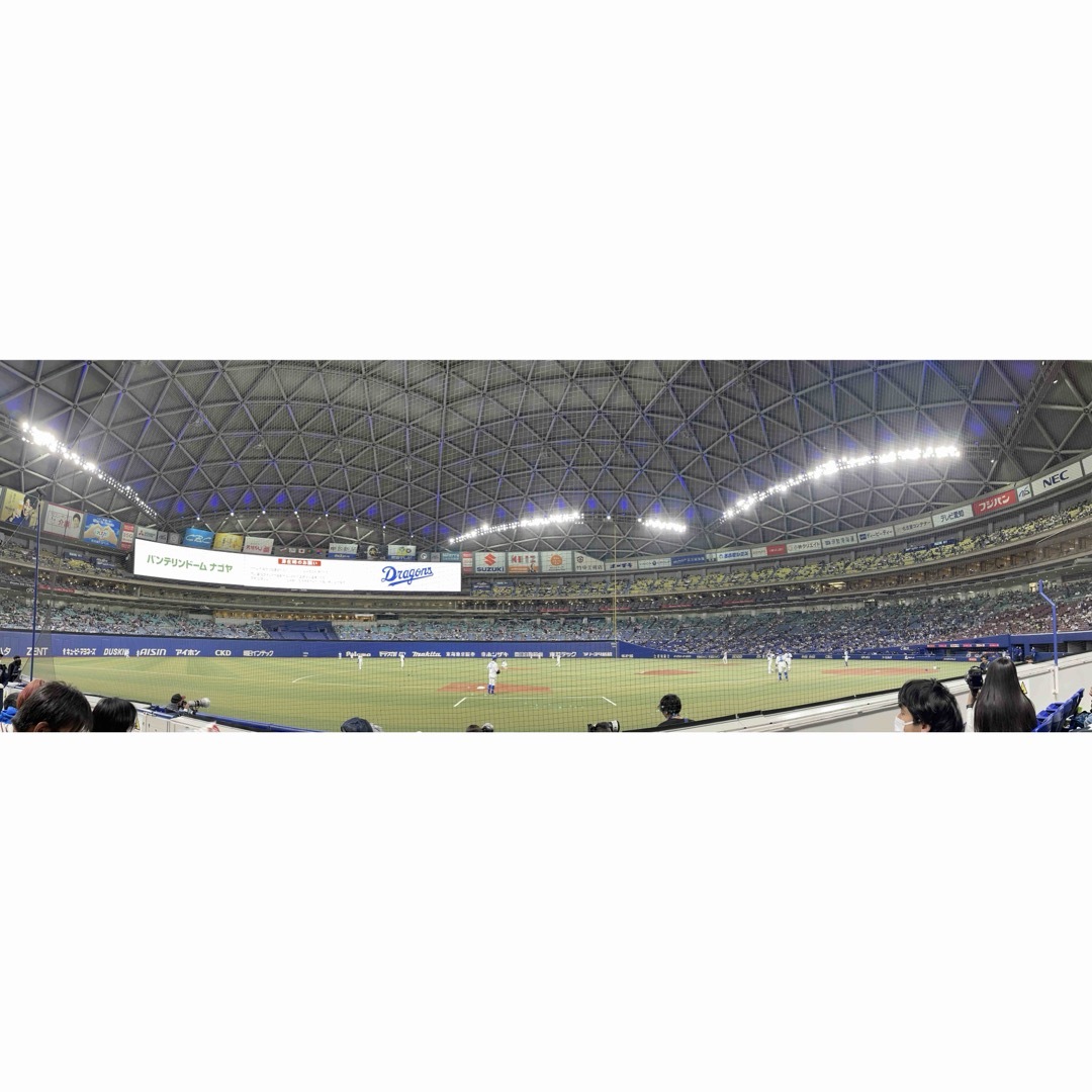 中日ドラゴンズ(チュウニチドラゴンズ)の3/3日曜　中日ドラゴンズオープン戦　3/3日曜　内野S席　5列目通路から2席　 チケットのスポーツ(野球)の商品写真