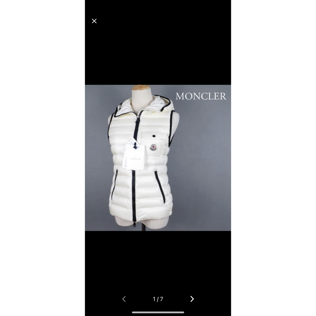 MONCLER(モンクレール)のMONCLERベスト☆ レディースのジャケット/アウター(ダウンベスト)の商品写真