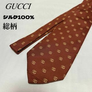 Gucci - 【美品】グッチ ネクタイ インターロッキング GG柄 ロゴ柄