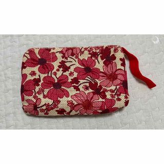 マライカ(MALAIKA)の◆新品　MALAIKA PANGOPANGO 花柄ポーチ 小物入れ 収納 レッド(ポーチ)